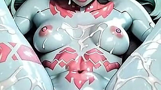 Sex Robot Slave Gets Pussy Destroyed by Master