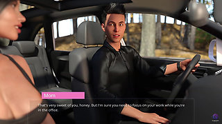 My MILF Stepmom Gave Me a Wet Sloppy Blowjob in the Car - Midnight Paradise