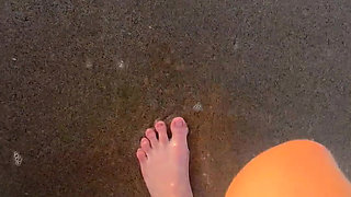 Walking on the Beach