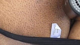 Facesitting and Peeing in Black Pantyhose, Part 1