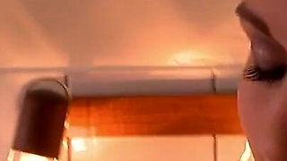 Brunette Kitchen Tease with Big Ass and Tits