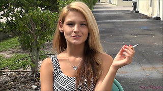 Sneaking a Cigarette HD Wmv
