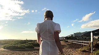 Amateur real small titted party teen slammed in gym class