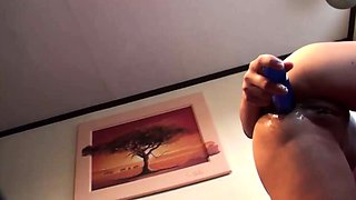 myhornyasian - neuen monster doppeldildo eingeweiht