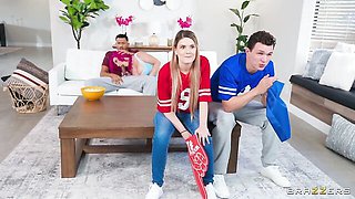 Pink-haired hottie Lily Lou penetrated by huge black sausage