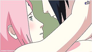 Sakura Sasuke Sex Naruto Kunoichi Træner Hentai Anime Tegnefilm Bryster Fisse Creampie Missionær Nez