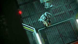 Jill Valentine X Futanari Titan - Hard Fuck, Huge Cock 3D Animation