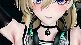 Wuthering Waves - Lynae Raw Fucked by Black Dick in Restroom - 3D Hentai Animations