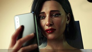 Young girl gets double penetrated by an experienced mature mom in a wild encounter