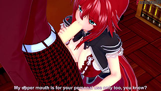 Rias Gremory Sex in the Library - Dxd Ntr Madness Series