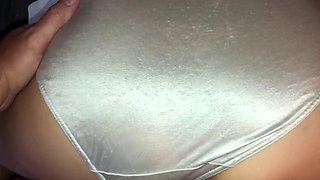 Mazzys Vintage Satin Bikini Panties Get Fucked