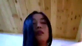 Cowgirl Style with an Amateur Chinese Beauty