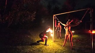 EdgesOfReality Fire Breather: Extreme Piercing BDSM with Mature Lesbian Femdom