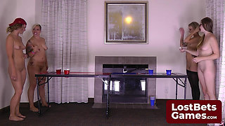 Strip beer pong game anticipation surges before Tobi's iconic tattoo