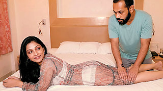 Cute Step Sis Fucked After a Body Massage