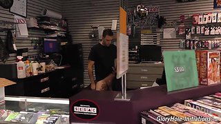 Mark Zane And Ivory Logan In Is Really Want To Suck Gloryhole Cock