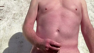 Richard Crowe naked wanks on the last day of Winter