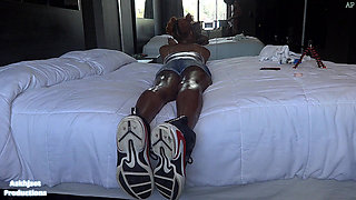 Thigh Fucking Leggy Ebony Cinnamon