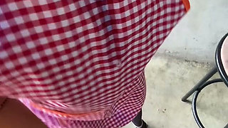 I filled my comadre's ass with milk after asking me to give her hard