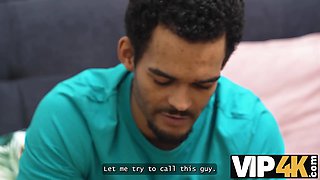 Vip4k. pregnant horny hoe is hardcore in front of her pitiful spouse