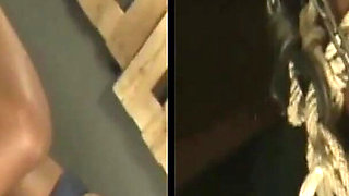 Extreme Big Tits Ebony BDSM Slave Mara Cruel Spanking Tit Busting and Whipping 3dlr