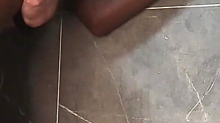 Hot Shower Fuck with African Petite Ebony Wife - Cum in Mouth