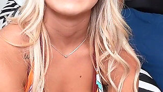 Lacy Tate Gets Cheap Rent From Landlord - Cute Blonde Tenant Sucks Big Cock, Rides & Takes Facial Payment