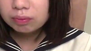 G-cup Lookalike Beauty - Uniform Hotel Date Turns Intimate