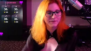 Busty amateur GF webcam solo