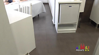 English lessons, sex, footjob and 2 cumshots