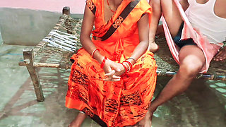 Indian Beautyful Muslim Aunty Fucked by Stepbrother