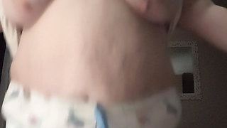 BBW Jumping and Shaking Huge Tits up and Down