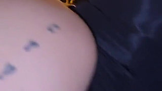 Amateur Couple Homemade Sex with Cuckold Creampie Cleanup