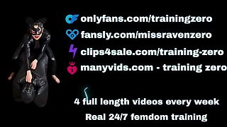 Training Zero Hard Anal Fuck: Strapon Pegging MILF Wife in Bondage BDSM & Sensory Deprivation