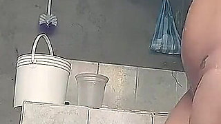 When I See My Neighbor in the Patio Taking a Bath I Don't Wait and I Go in to Fuck Her She's Very Good She Has Big Natural Tits