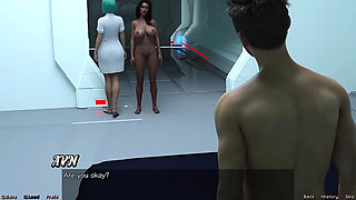 Stranded in Space - Hot Busty Ebony MILF Plays with Her Pussy and Begs Me to Fuck Her in Her Bed