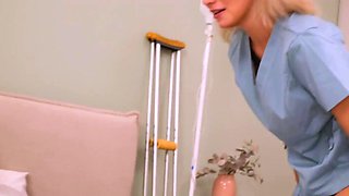 Filthy Nurse Lets Patient Cum Inside Her Tight Pussy - XXX!