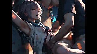 Skinny Japanese Teen Hentai: Take Me Hard in 3D Anime Fuck