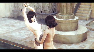 Hentai 3D Uncensored - Couple Having Sex in Spa - Japanese Asian Manga Anime Film Game Porn