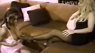 Classic Horny Lesbian Session with Two Super Hot Babes