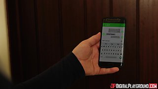 Hot bosomy MILF Reagan Foxx sex video