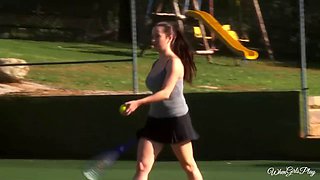 Lesbian Big-Tits Tennis