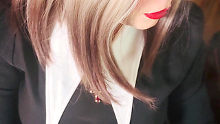 Cute Catholic Girl Tina Snua Smoking A Cork Cigarette - Lots Of Dangles And Snap Inhales