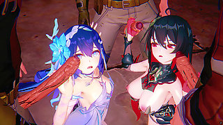 Honkai Impact - Seele Vollerei BBC Rough Sex - 3D Hentai Animations