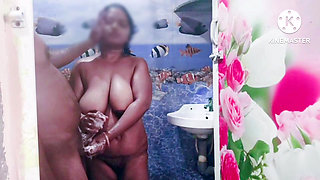 My brother in law fuck me while taking bath - tamil dirty talk with loud moaning
