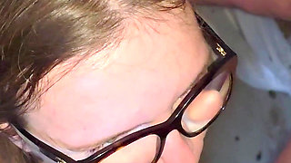 4 Guys Take Turns Fucking My Ass, I Squirt All Over and They Squirt My Face and Glasses