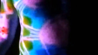 rainbow light naked dance