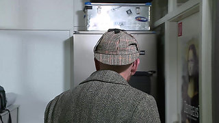 Sex Lucky Listig Blonde Sucking Cock Wild