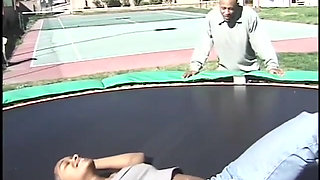 Ebony babe is doing everything for her teacher