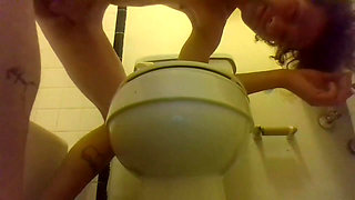 Hovering Over My Toilet, as I Pee